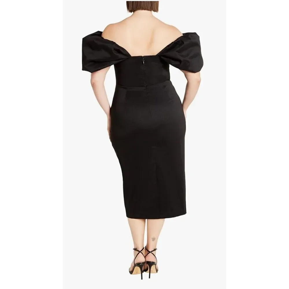 City Chic Women's Cocktail Dress-Elyse - 16